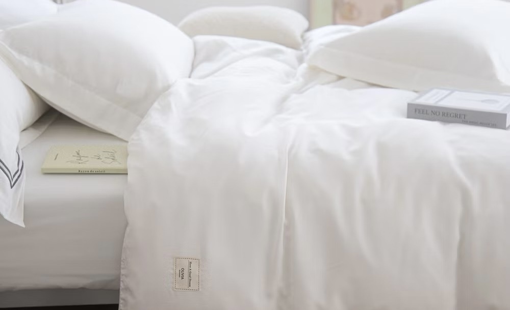 100支天絲兩用被 | 奶油白