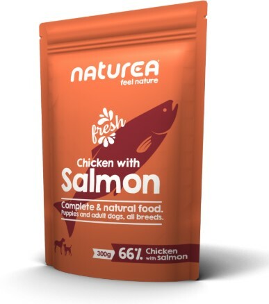 Naturea 濕糧 (犬用) - 雞肉三文魚 300g  (單包/6包優惠)