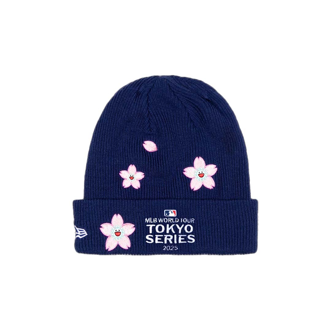 2025SS Takashi Murakami + MLB World Tour Tokyo Series 2025 New Era 6 Dart Dodgers Cuff Beanie 村上隆 大谷翔平 MLB 道奇隊 帽子 毛帽 現貨