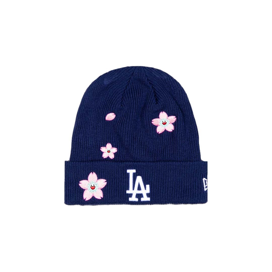 2025SS Takashi Murakami + MLB World Tour Tokyo Series 2025 New Era 6 Dart Dodgers Cuff Beanie 村上隆 大谷翔平 MLB 道奇隊 帽子 毛帽 現貨