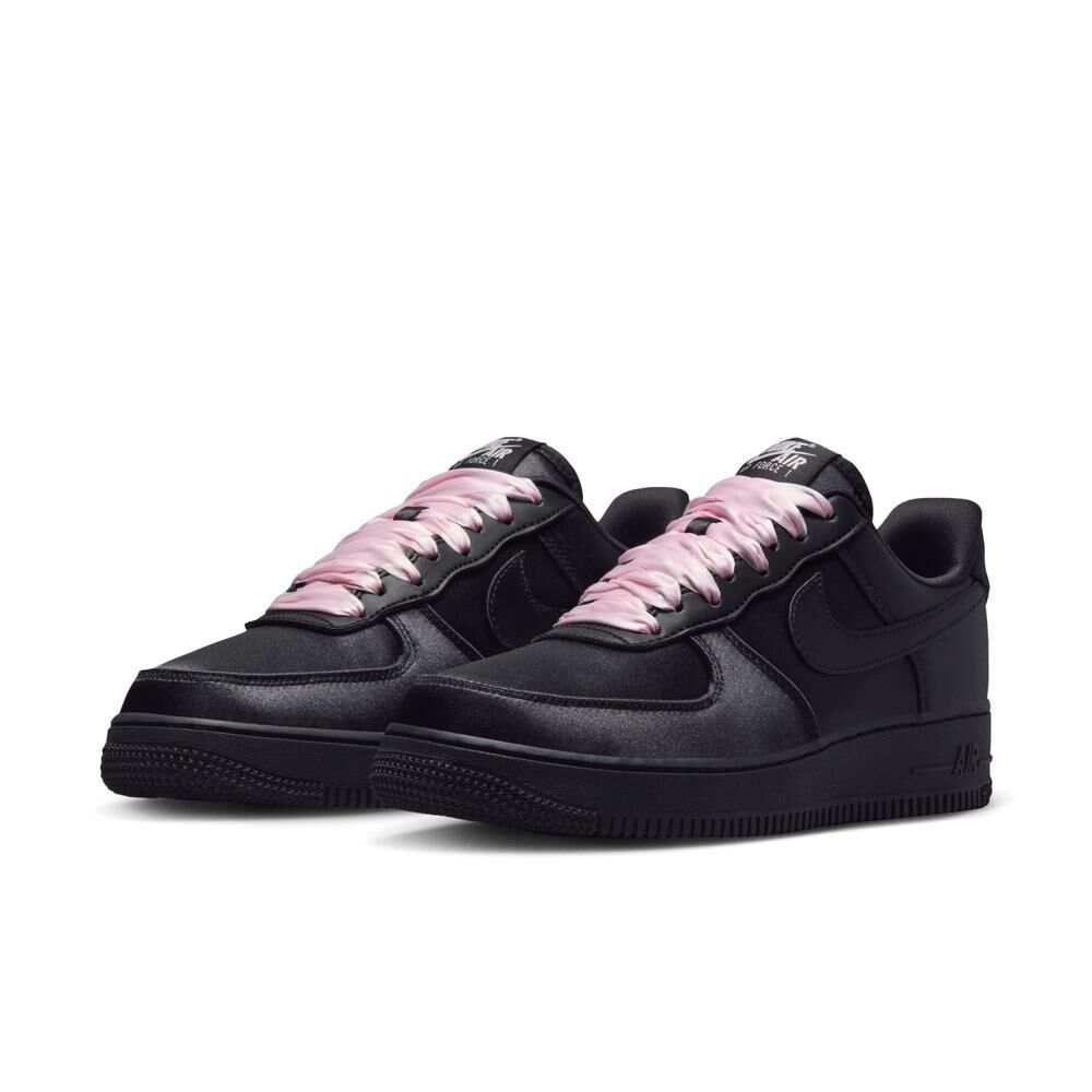 Nike Air Force 1 Low 日本新款 黑粉 緞帶粉 緞帶鞋帶 AF1 IH2034-010