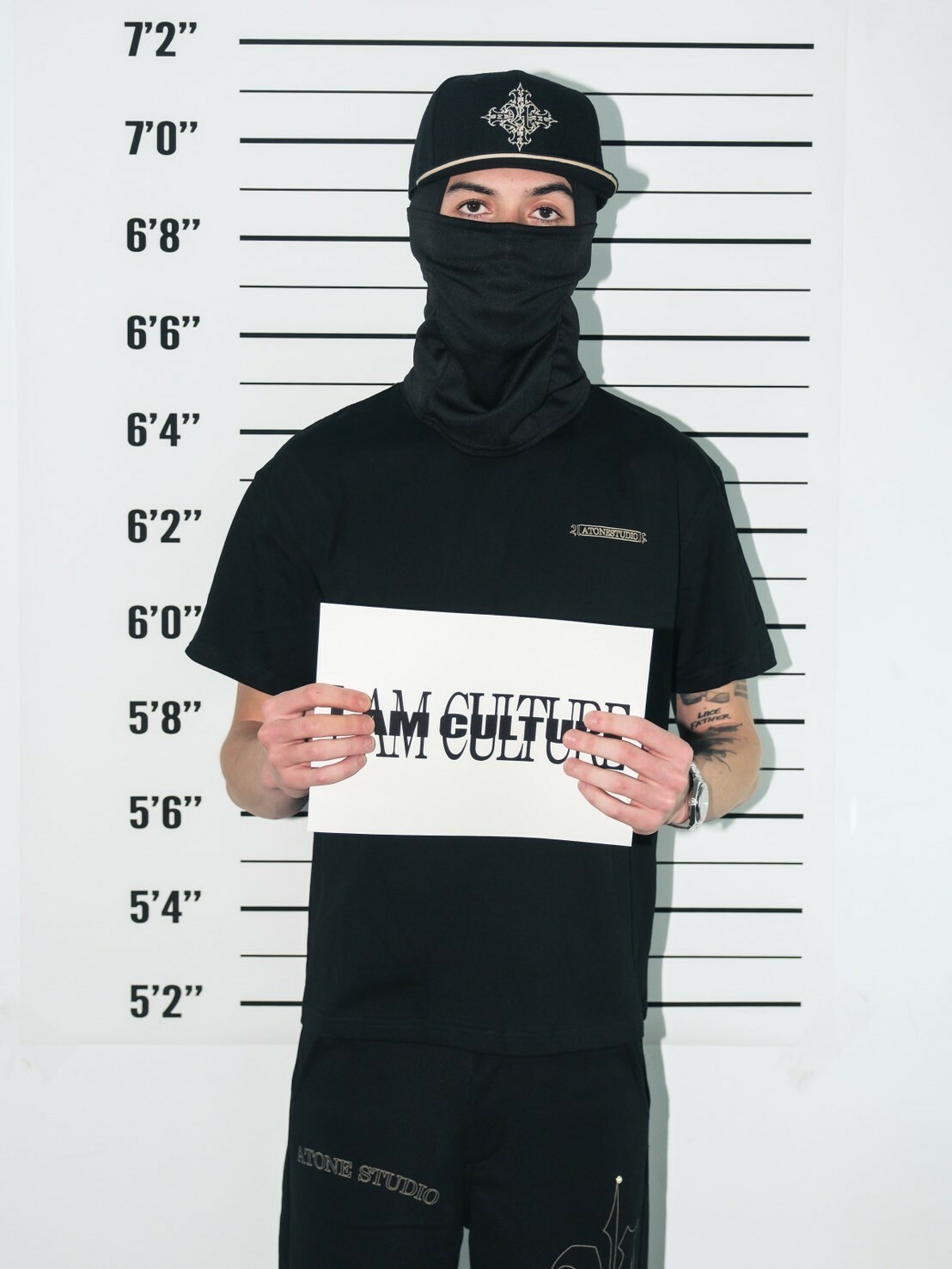 ATONE STUDIO 皇家標徽盾牌Logo 短袖 T "I AM CULTURE”