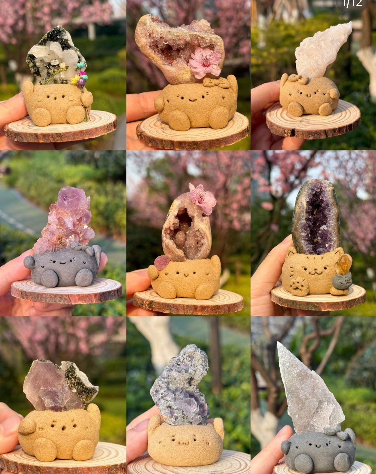 【現貨】LL0414150 小豆釘水晶擺件