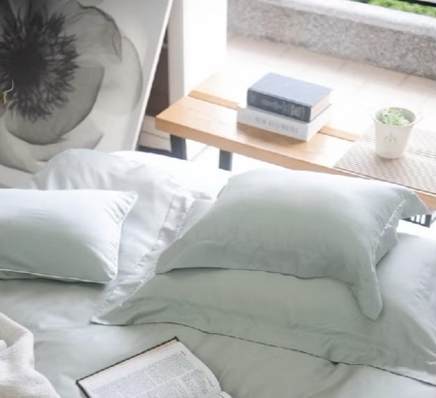 100支天絲床包兩用被組 | 湖水綠