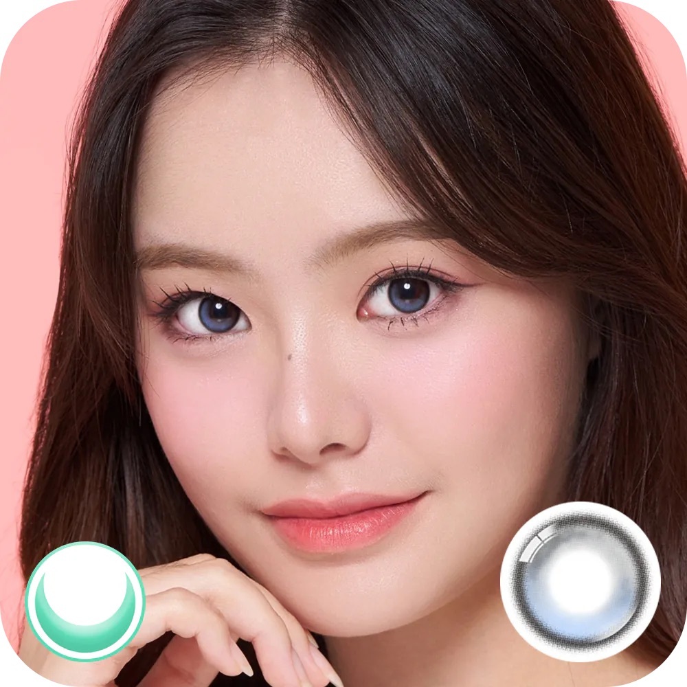 [月拋] Lenbling Viewer Sunset 1 Month Blue｜彩妝隱形眼鏡｜每盒2片