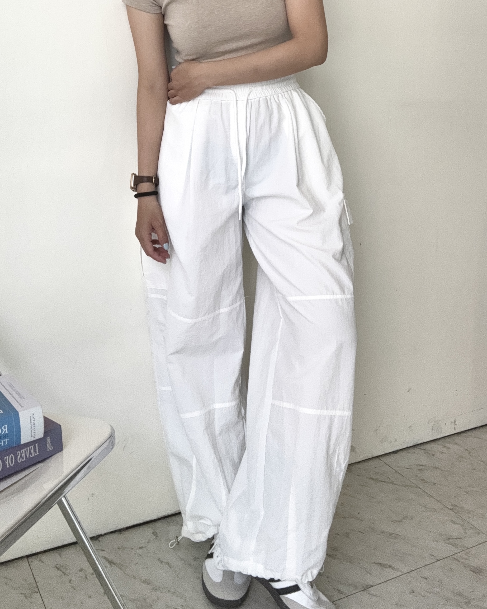 夏季必備百搭工裝褲-8602