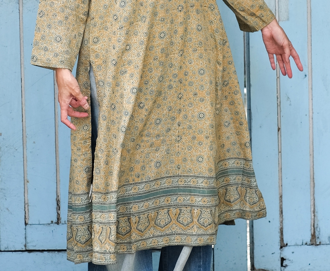 蓋染｜Ajrak Kurta 罩衫 10｜巴基斯坦