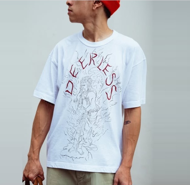 8/25 RE-STOCK: VISVIM JUMBO TEE S/S PEERLESS ACALA - WHITE PRE ORDER ITEM (預訂中)