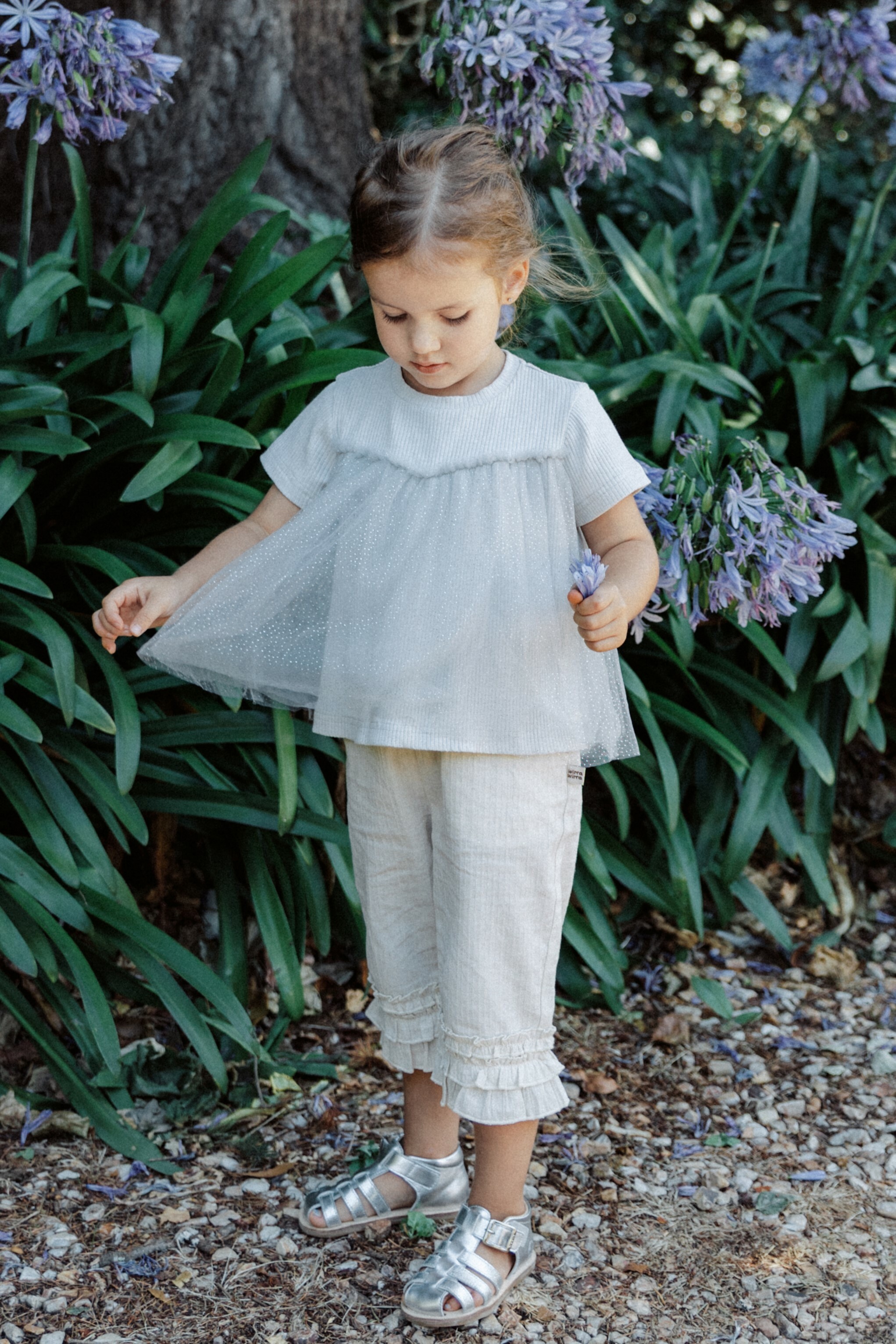 WirraWirra▪︎星塵網紗拼接T恤Star Tulle T-shirt