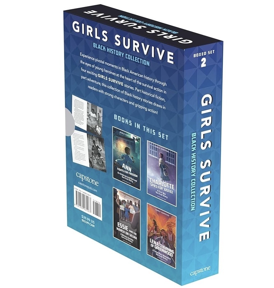 Girls Survive 4 Books Boxed Set 2: Black History Collection