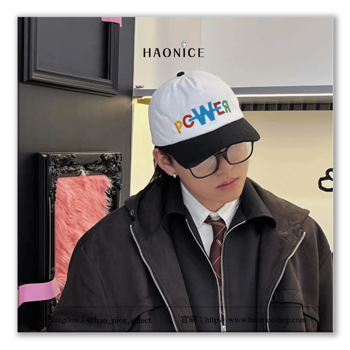 【HAO NICE】 GD 100%韓國正品🇰🇷PEACEMINUSONE 權志龍GD同款🔥POWER立體刺繡撞色棒球帽 鴨舌帽