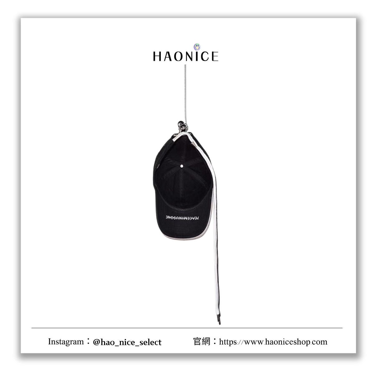 【HAO NICE】正品預購❤️韓國九月底補貨，在發貨100%韓國正品🇰🇷PEACEMINUSONE 權志龍GD同款🔥超長飄帶刺繡棒球帽 鴨舌帽 街頭風