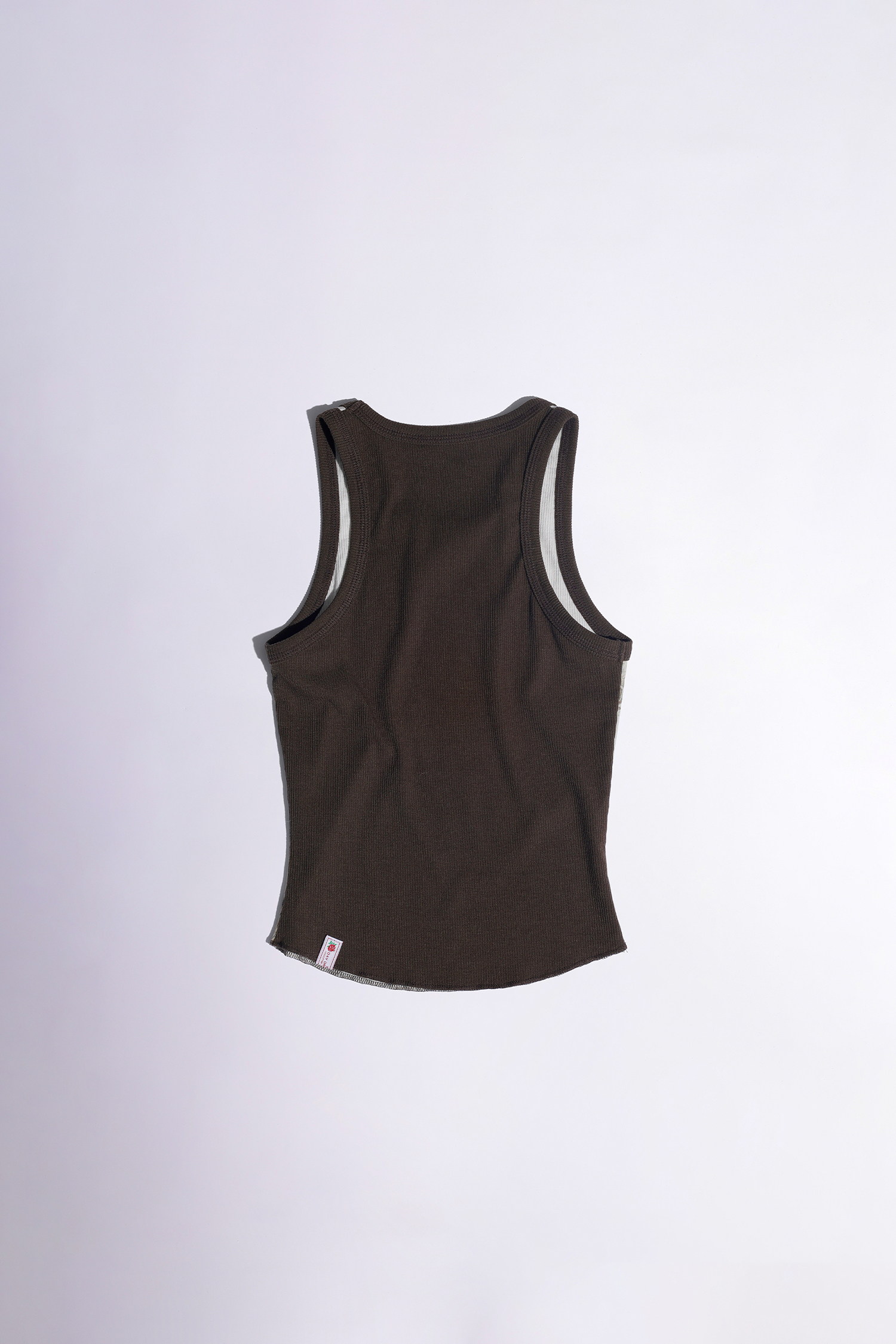 SCULPTOR - Maria Tear Drop Tank Top Dirty (Latte/Mocha)
