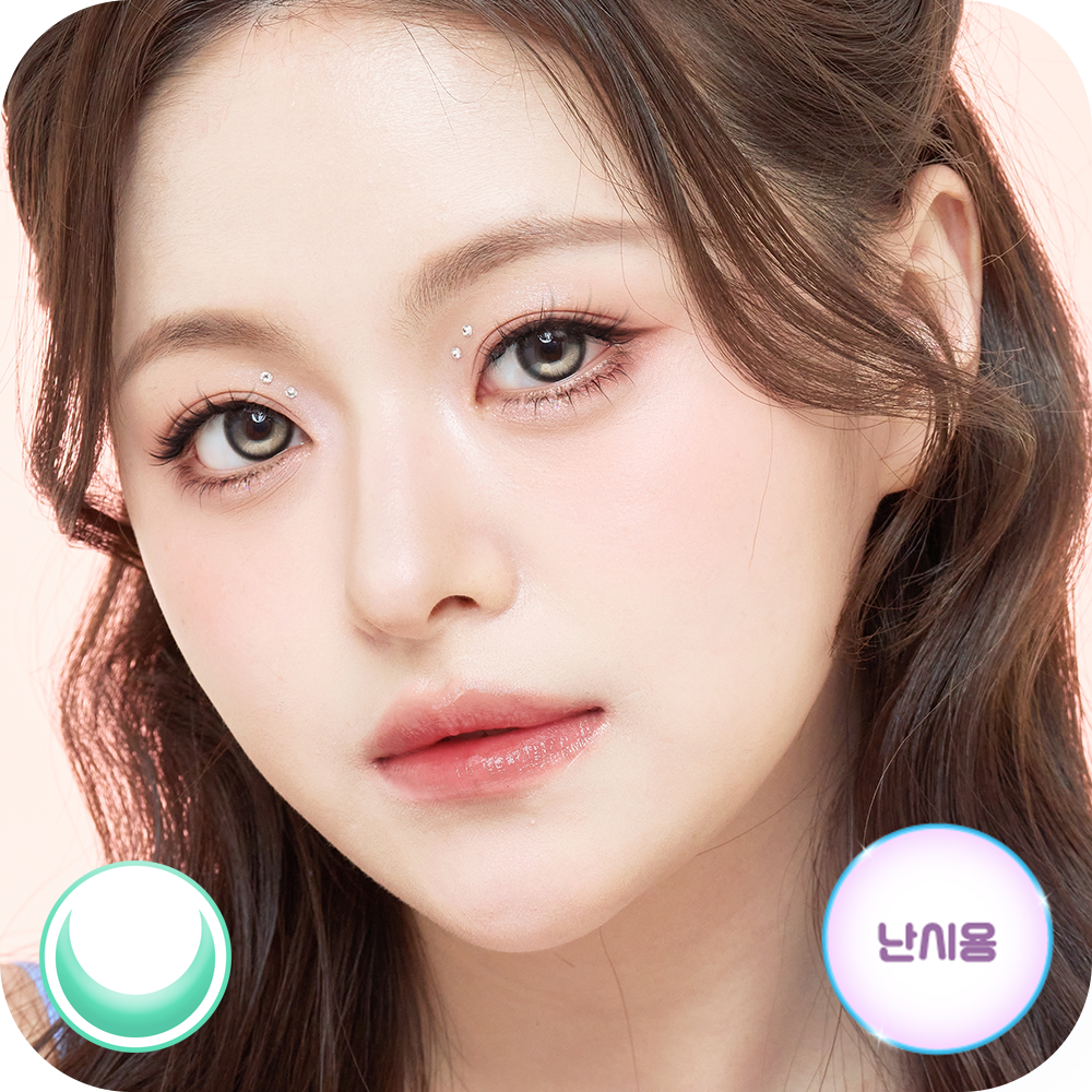 [散光] LENBLING 1 Month Large PUREBLE Ash Brown 月拋彩妝隱形眼鏡｜每盒2片