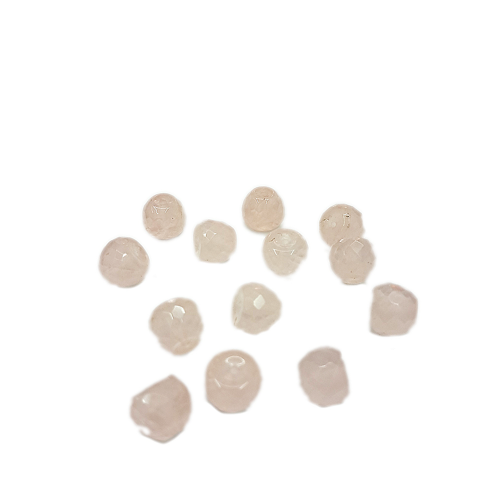 蘋果 粉晶鑽珠1公分 1個【十方】122637