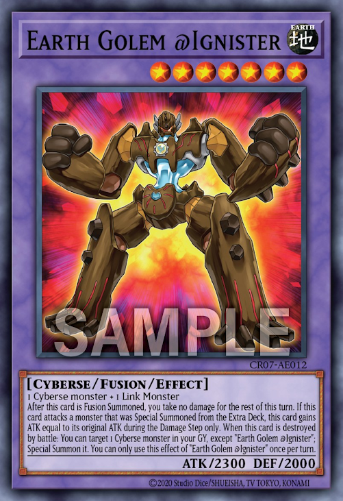 CR07-AE012 (N)Earth Golem @Ignister(大地石魔@伊格尼斯者)