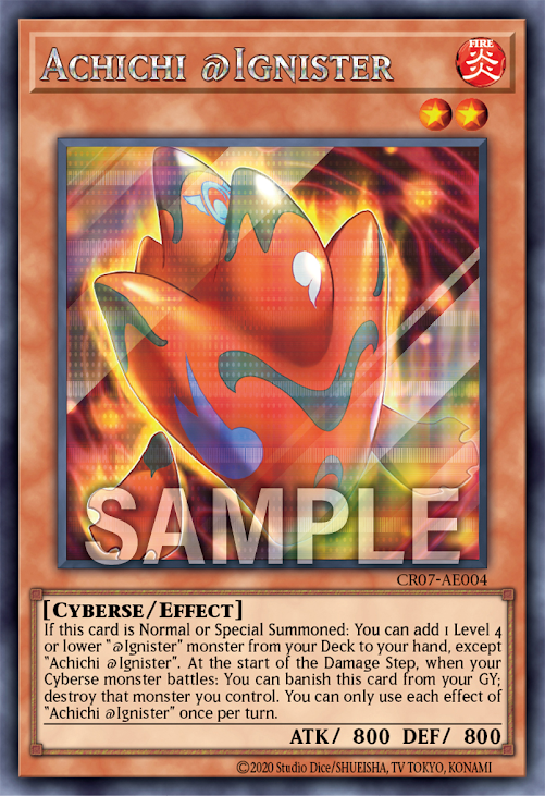CR07-AE004 CR07-AES02 (UR/SER)Achichi @Ignister(熱燙燙@伊格尼斯者)