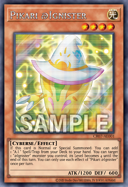 CR07-AE001 CR07-AES01 (UR/SER)Pikari @Ignister(閃亮亮@伊格尼斯者)