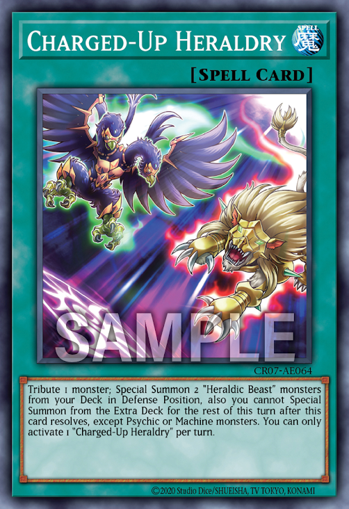 CR07-AE064 (N)Charged-Up Heraldry(顯現的紋章)