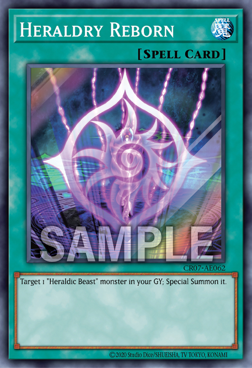 CR07-AE062 (SR)Heraldry Reborn(蘇生的紋章)(蘇生的紋章)