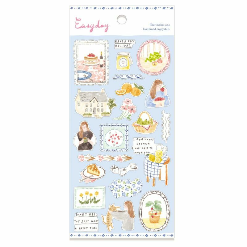 Easy day 日常系列 和紙貼紙｜日本Mind Wave