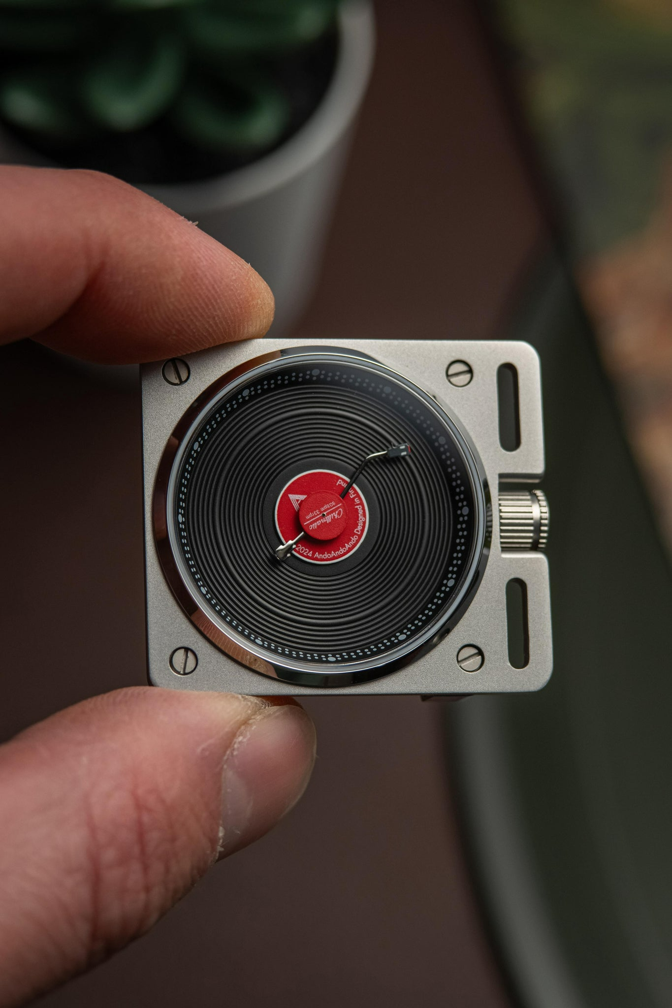 Vinyl Record Automatic Watch