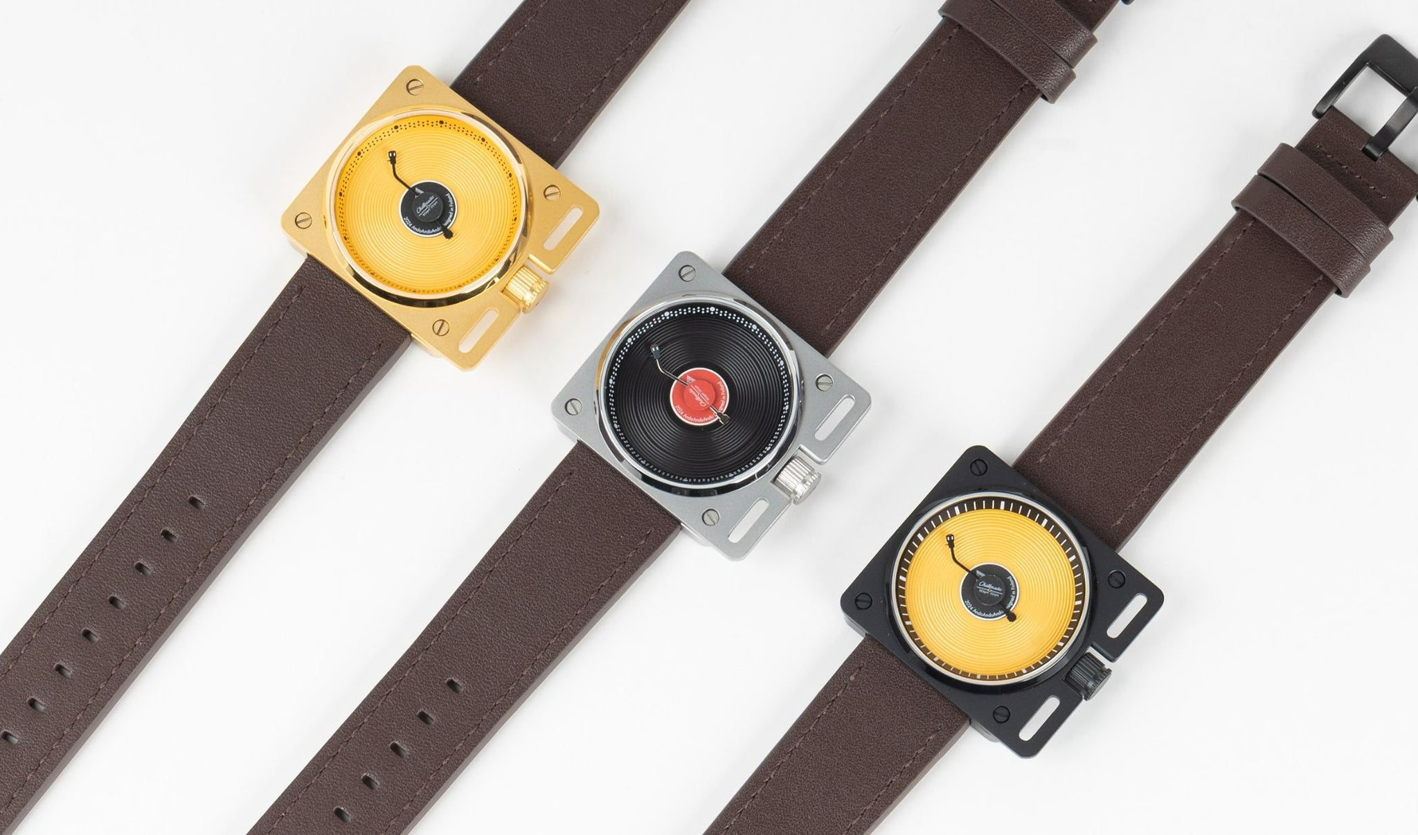Vinyl Record Automatic Watch