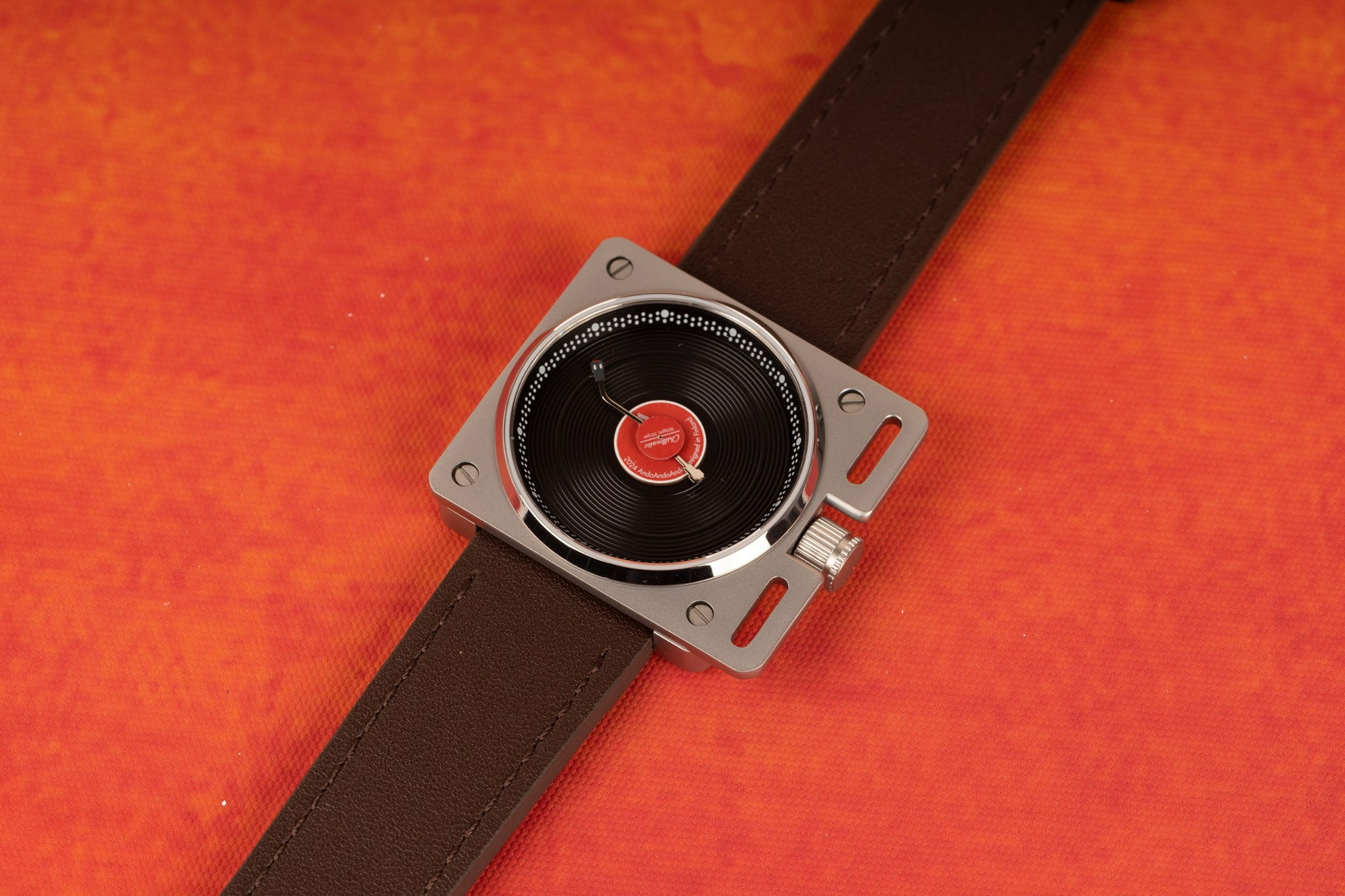 Vinyl Record Automatic Watch