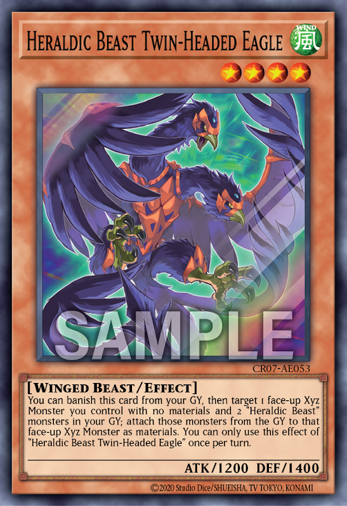 CR07-AE053 (SR)Heraldic Beast Twin-Headed Eagle(紋章獸 雙頭鷹)