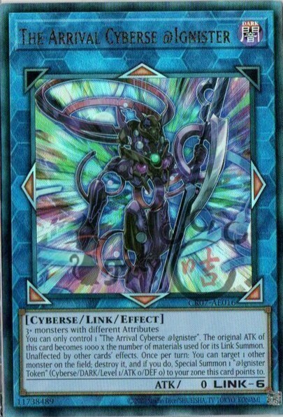 CR07-AE016 (UTR)The Arrival Cyberse @Ignister(到來電子界@伊格尼斯者)