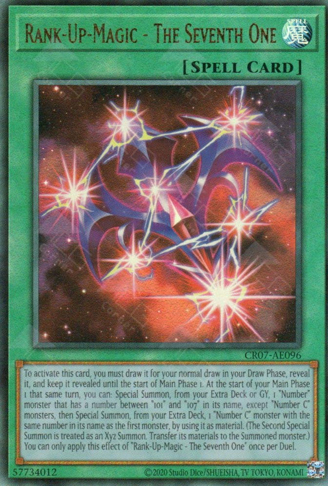 CR07-AE096 (UTR)Rank-Up-Magic - The Seventh One(RUM 七皇之劍)