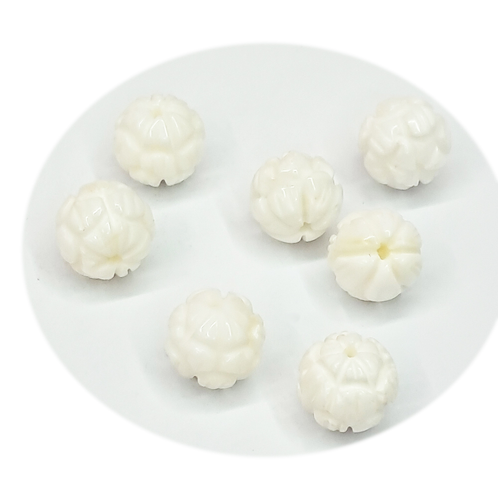 蓮花雕 {硨磲}6mm【十方】154603