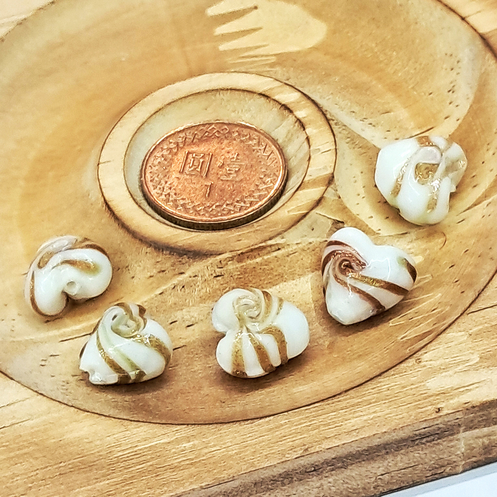 心型琉璃珠配件【十方】154606