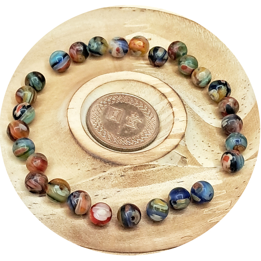 琉璃珠6mm2個【十方】154607