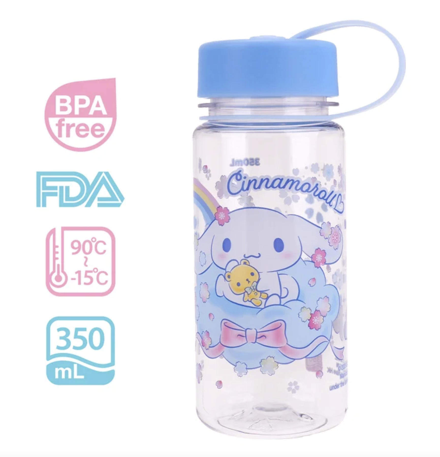 Cinnamoroll 350ml BPA Free 膠水樽 9-7108-19