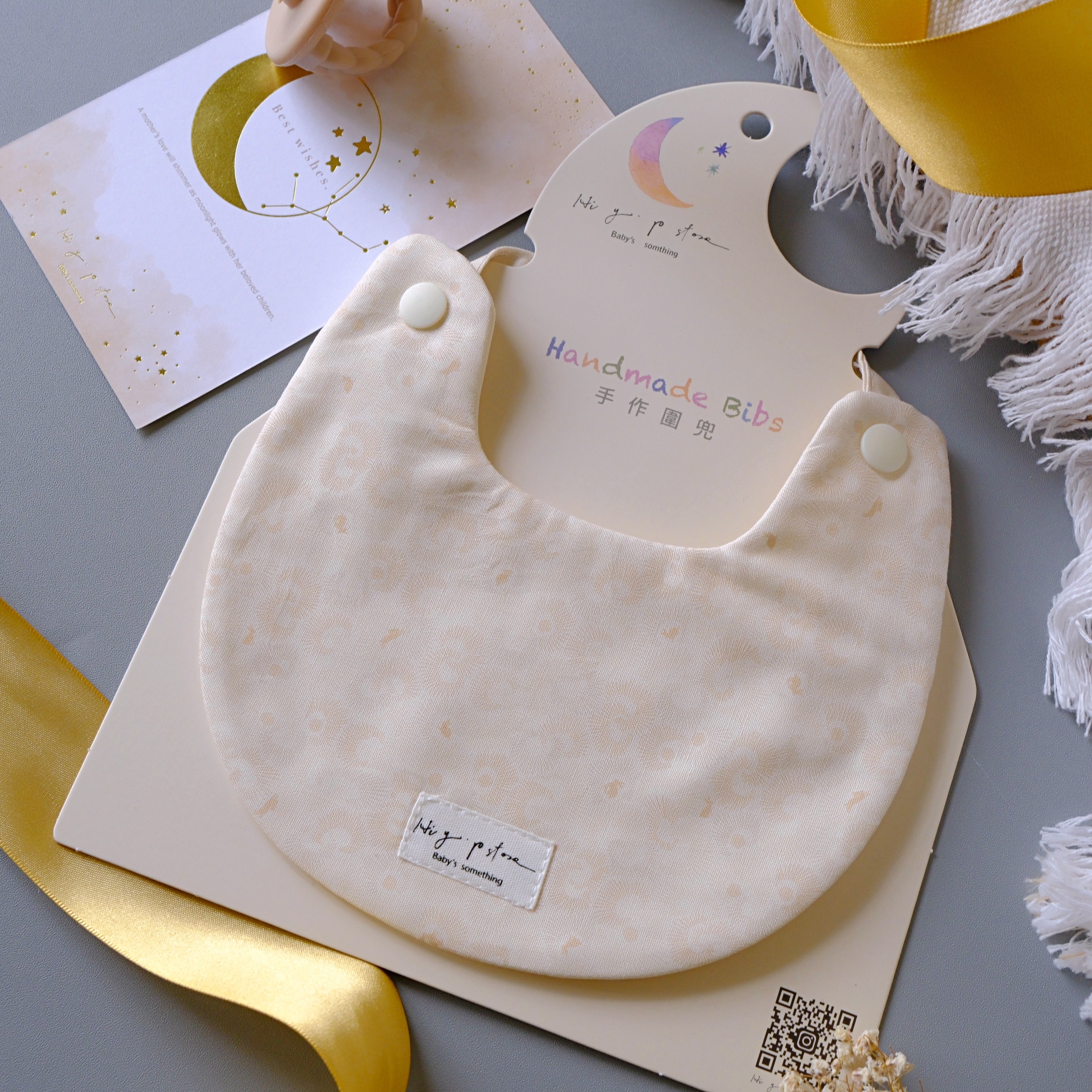 Hi Y.P store-手作圍兜-月光花羽