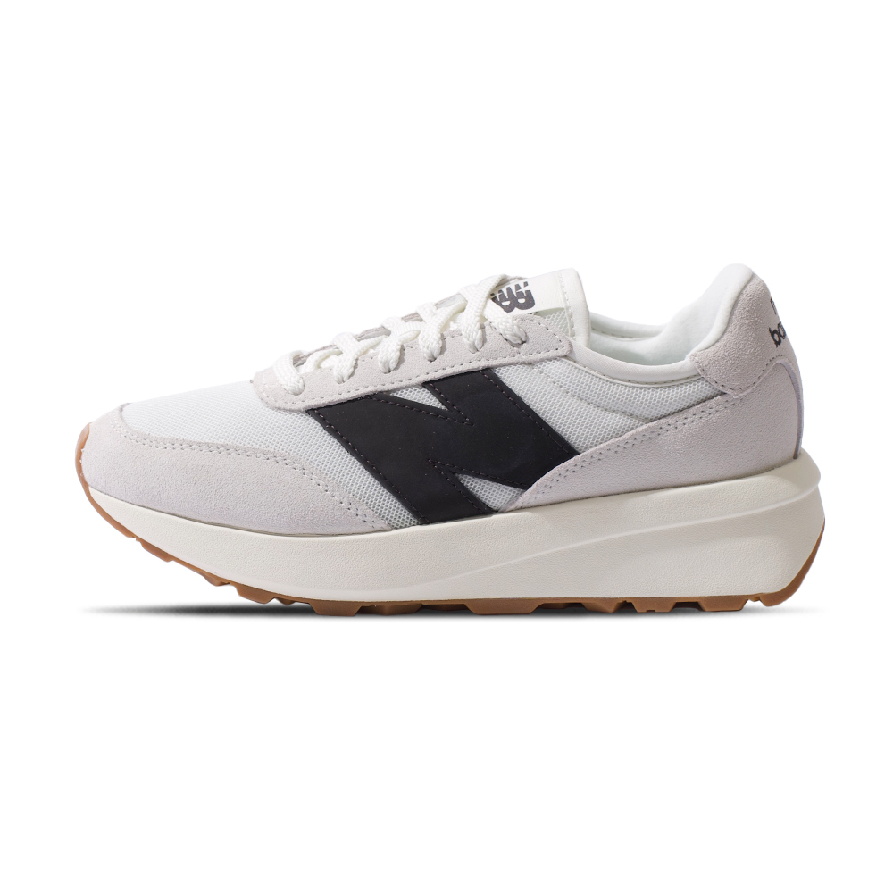 New Balance NB 370 男鞋 女鞋 米白黑色 D楦 膠底 拼接 麂皮 復古 情侶 休閒鞋 U370CA