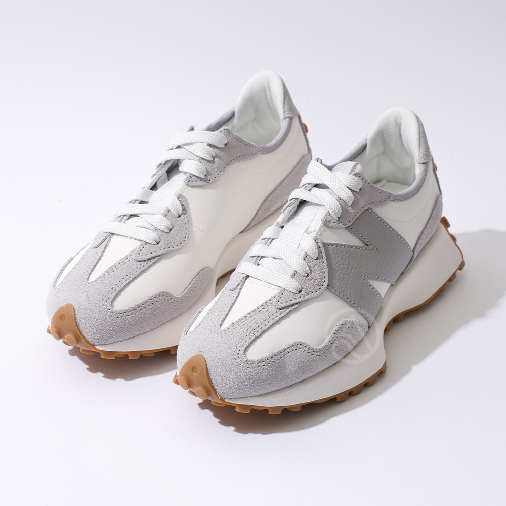 New Balance NB 327 女鞋 雲霧灰色 運動 休閒 B楦 麂皮 拼接 復古 休閒鞋 WS327NKC