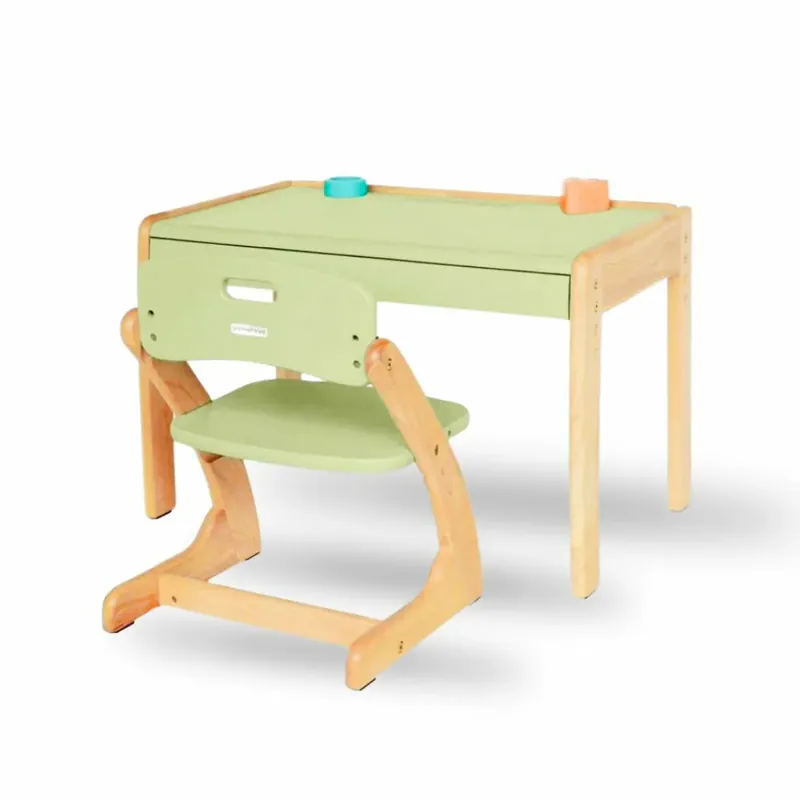 Yamatoya - Buono 3 幼兒實木桌椅(開心果綠)