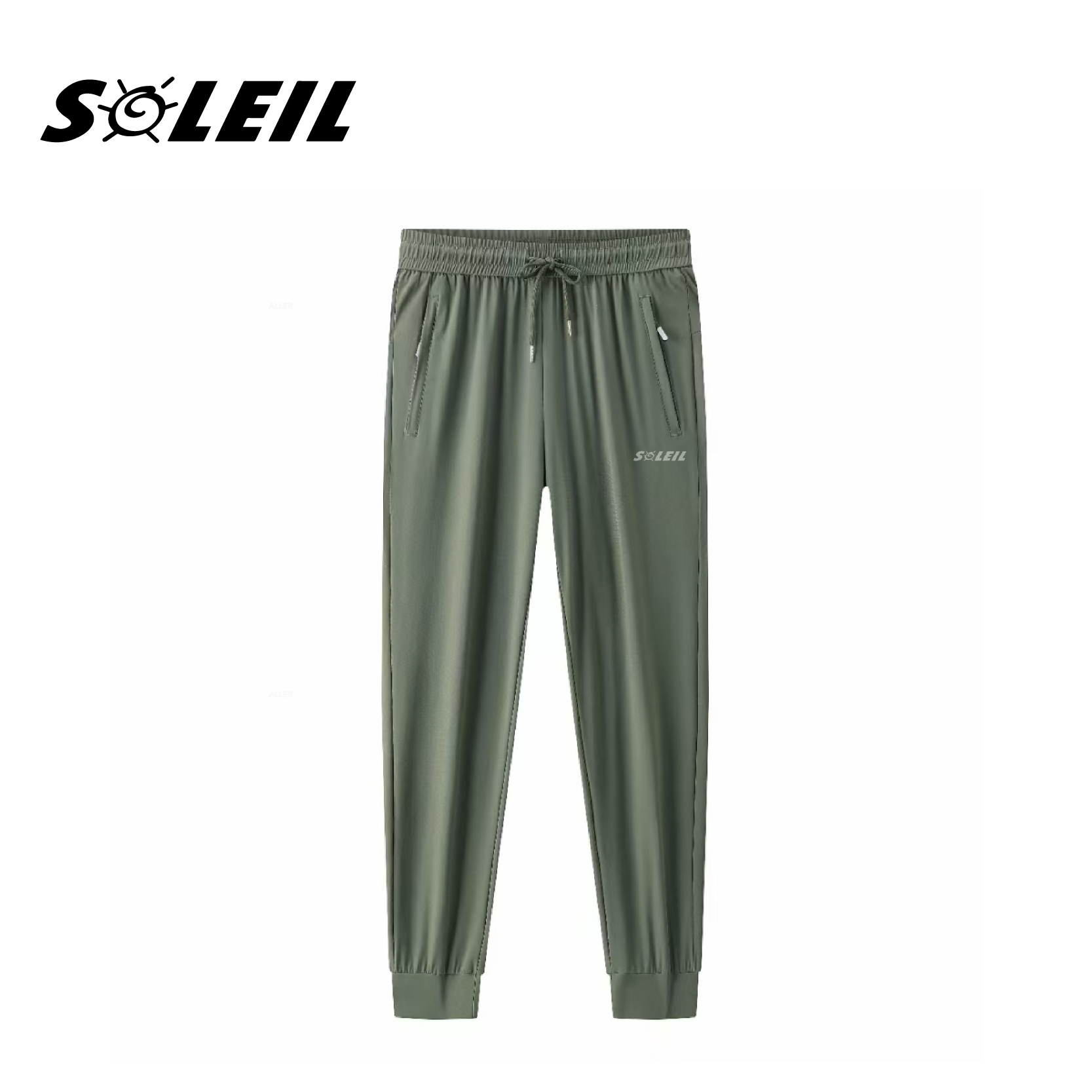 SOLEIL 冰涼排汗長褲 束口 中性款 (3色) 涼感/防曬/排汗透氣/快乾/登山休閒 21SL6602