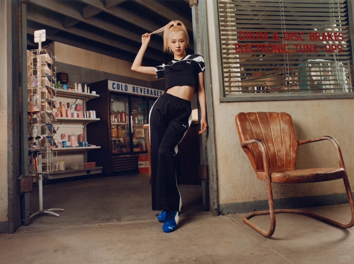 男女鞋 PUMA Speedcat OG 寶藍 Rosé朴彩英代言同款 麂皮 復古 休閒 賽車鞋【398846-18】