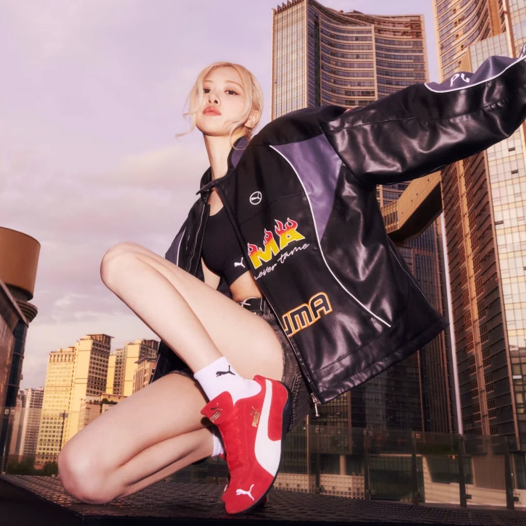 男女鞋 PUMA Speedcat OG 紅 Rosé朴彩英代言同款 麂皮 復古 休閒 賽車鞋【398846-02】