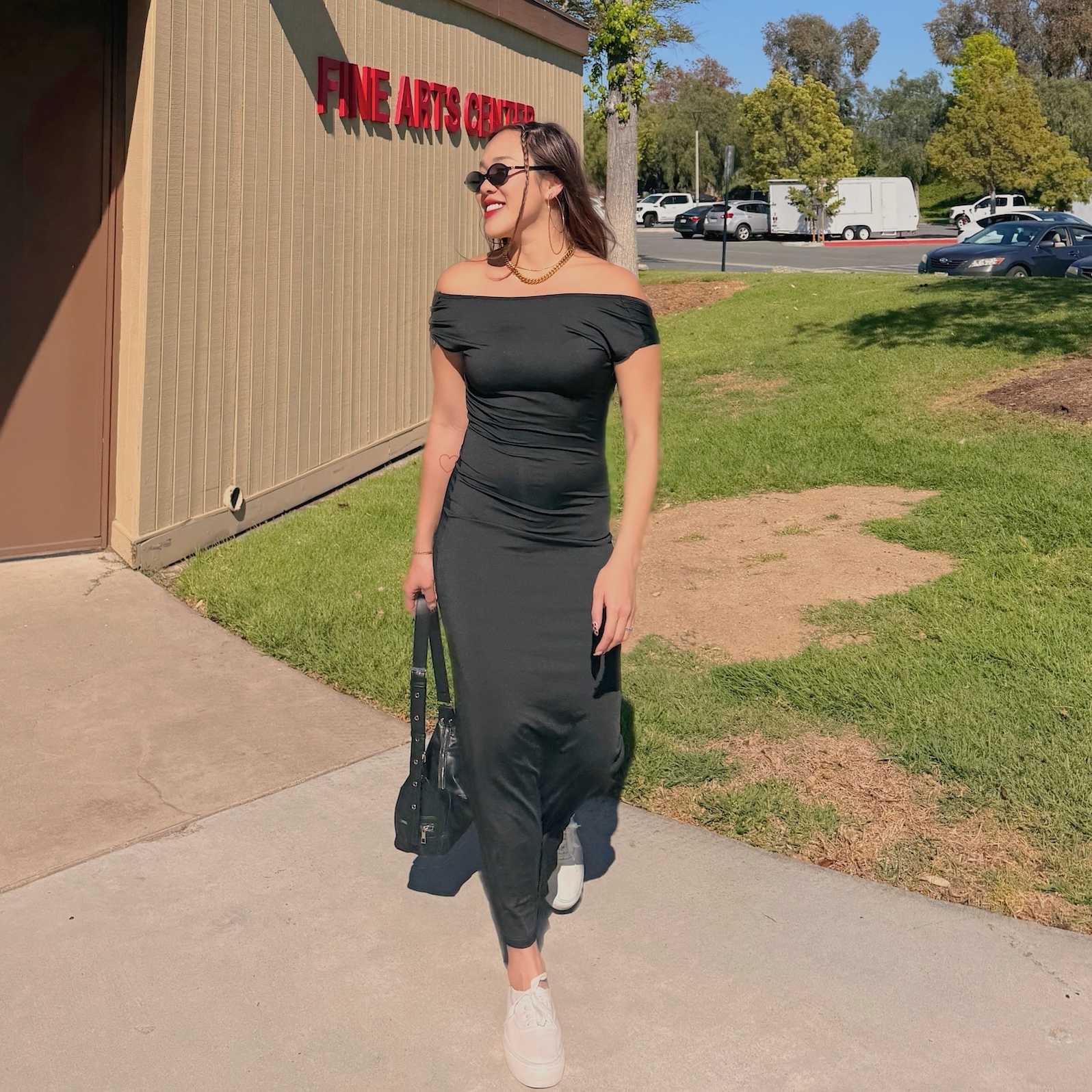 微辣美黑🖤大U背簡約長洋