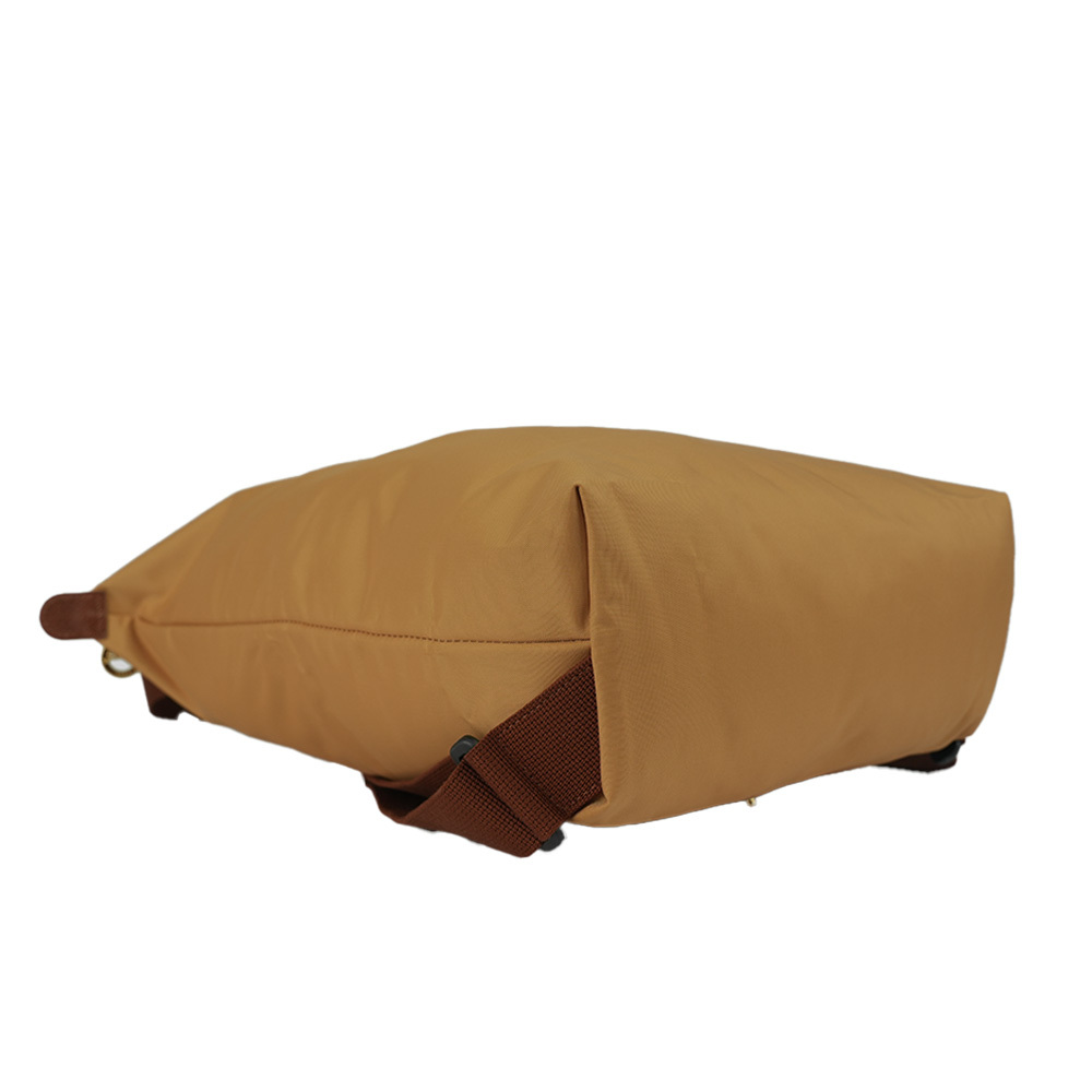 【LONGCHAMP】Le Pliage Original M 再生帆布中型折疊後背包(鹿皮色)10284 089 P86