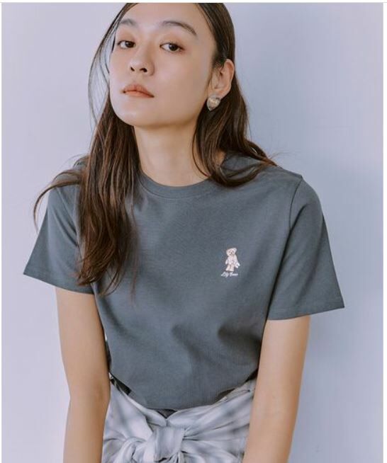 [預購]LILY BROWN【官網限定】Lily Bear 莉莉熊x毛絨兔子T恤