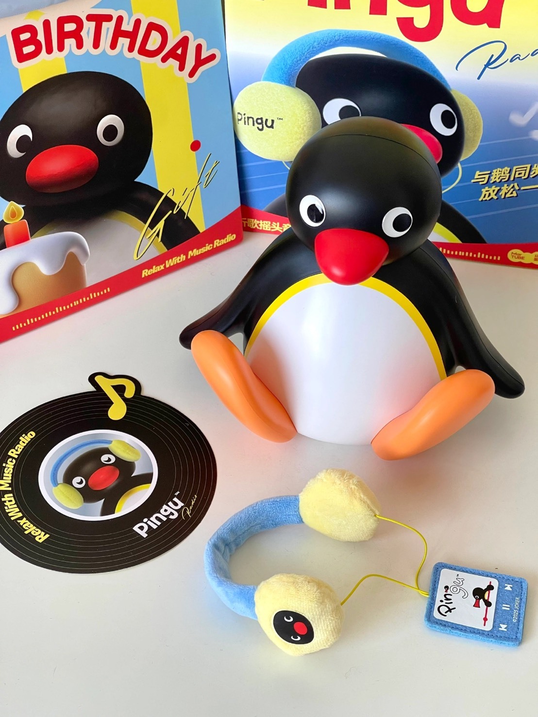 正版授權 PINGU 搖頭迷你藍芽音響