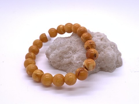 天然老妖花蜜蠟手串 (8.6g) - C01