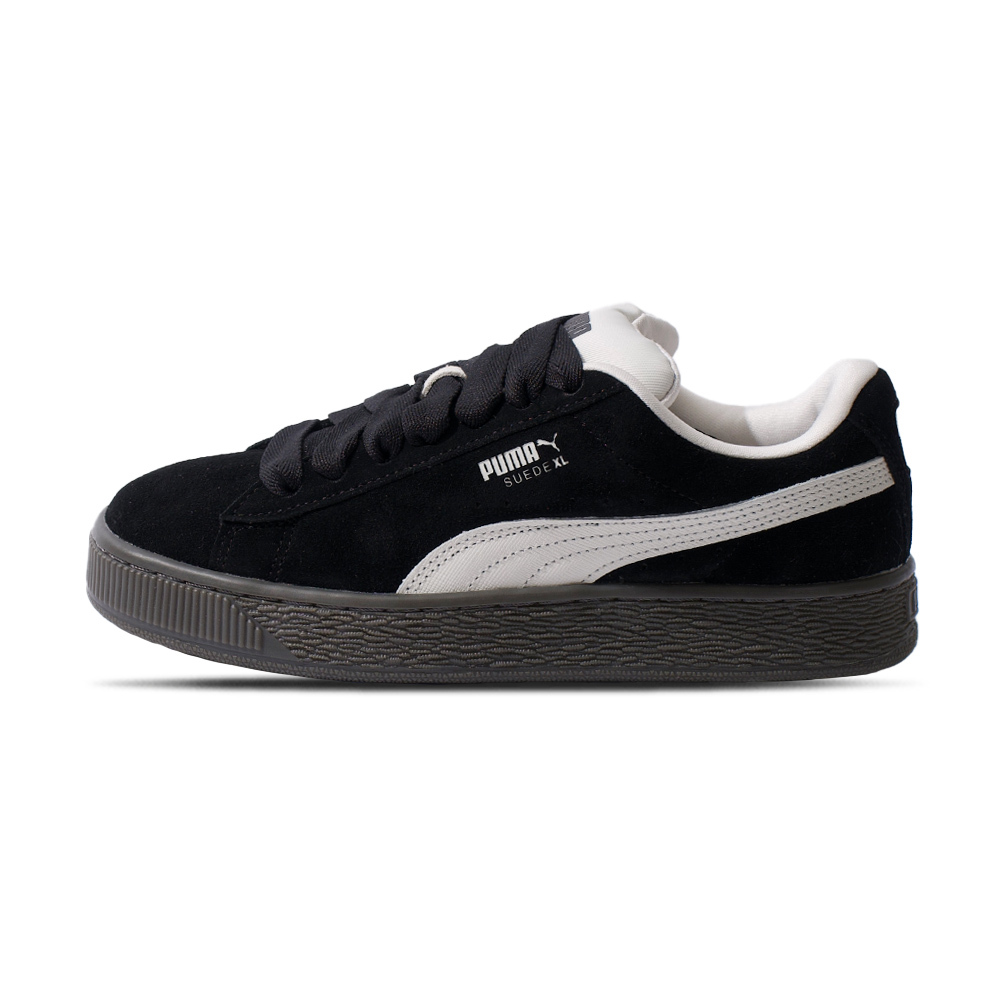 Puma Suede XL Quiet Lux Wns 女鞋 黑白色 膠底 麂皮 復古 麵包鞋 休閒鞋 40125102