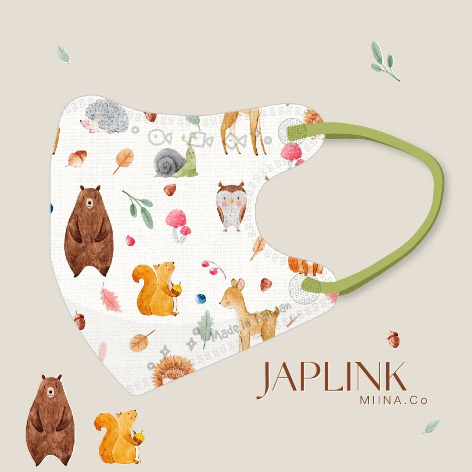 JAPLINK【 VXS 0~3歲 】3D 立體幼童口罩 / 小童話