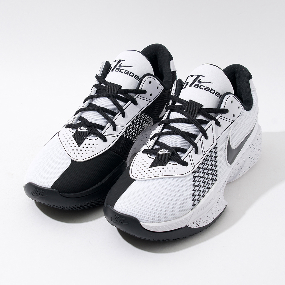 Nike Air Zoom G.T. Cut Academy EP 男 白黑 潑墨 緩震 籃球鞋 FB2598-105